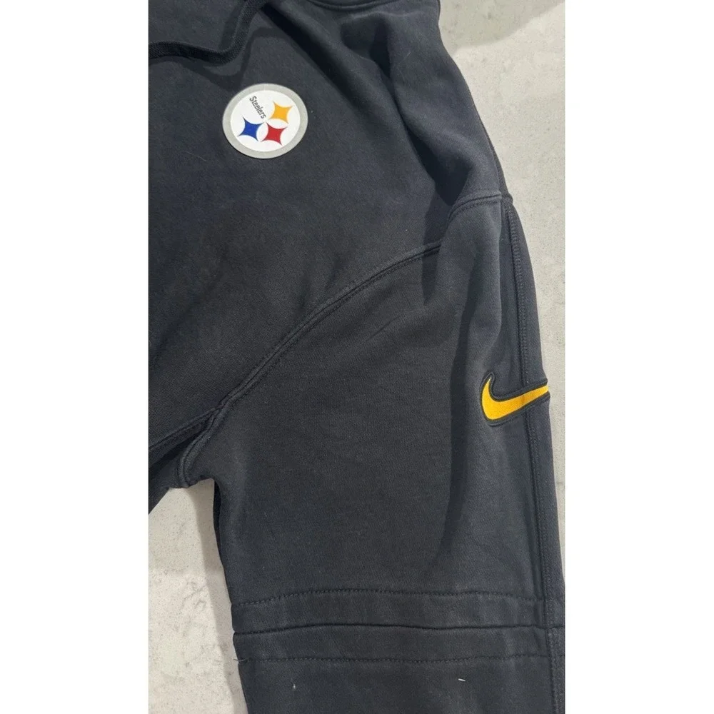 Nike Pittsburgh Steelers Sideline Hoodie Mens Large Black Fleece NFL Sweatshirt